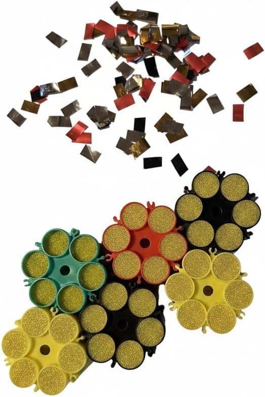 Pride.Direct® Konfetti Pistole (Konfetti Werfer, Lila)