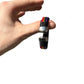 Pride.Direct Regenbogen-Armband, Schwarz mit Regenbogenstreifen, Metallenden, LGBTQ+ Pride-Accessoire