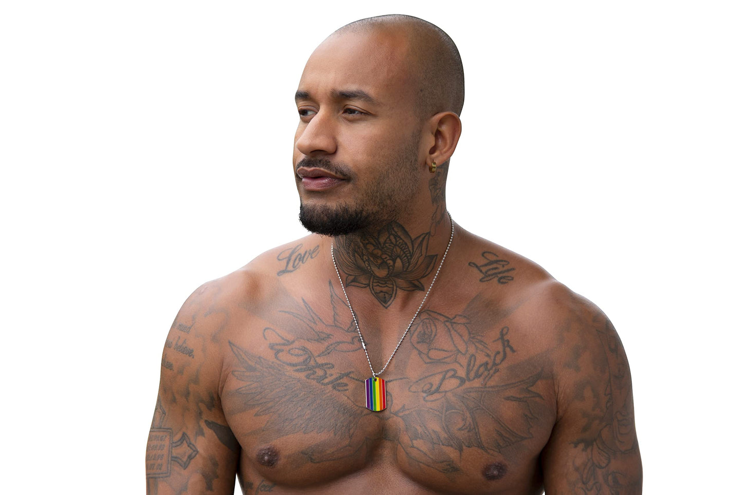 Pride.Direct Sexuelle Orientierung Kette mit Anhänger | Dog Tag | Pride | LGBT | LGBT Kette | LGBT Accessoires | Lesbian Merch | CSD