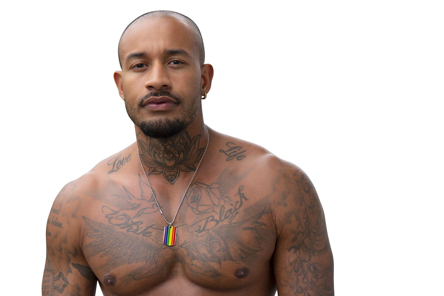 Pride.Direct Sexuelle Orientierung Kette mit Anhänger | Dog Tag | Pride | LGBT | LGBT Kette | LGBT Accessoires | Lesbian Merch | CSD