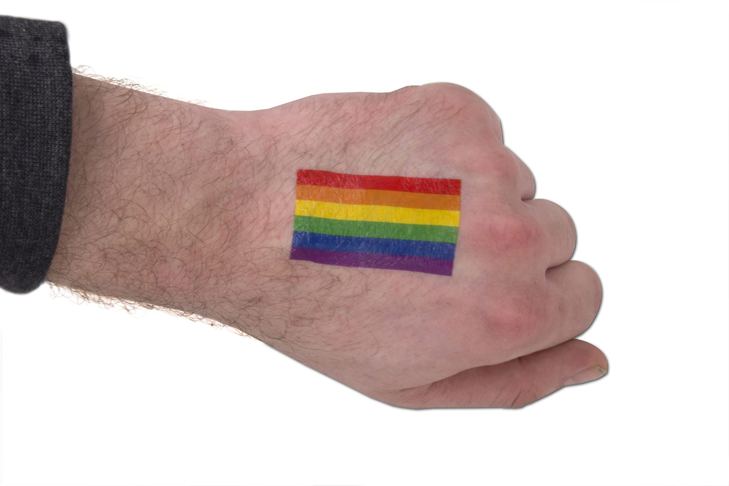 Pride.Direct® Regenbogen Tattoo | Körper Tattoo | LBGTQ | Gay Pride | CSD | Festival