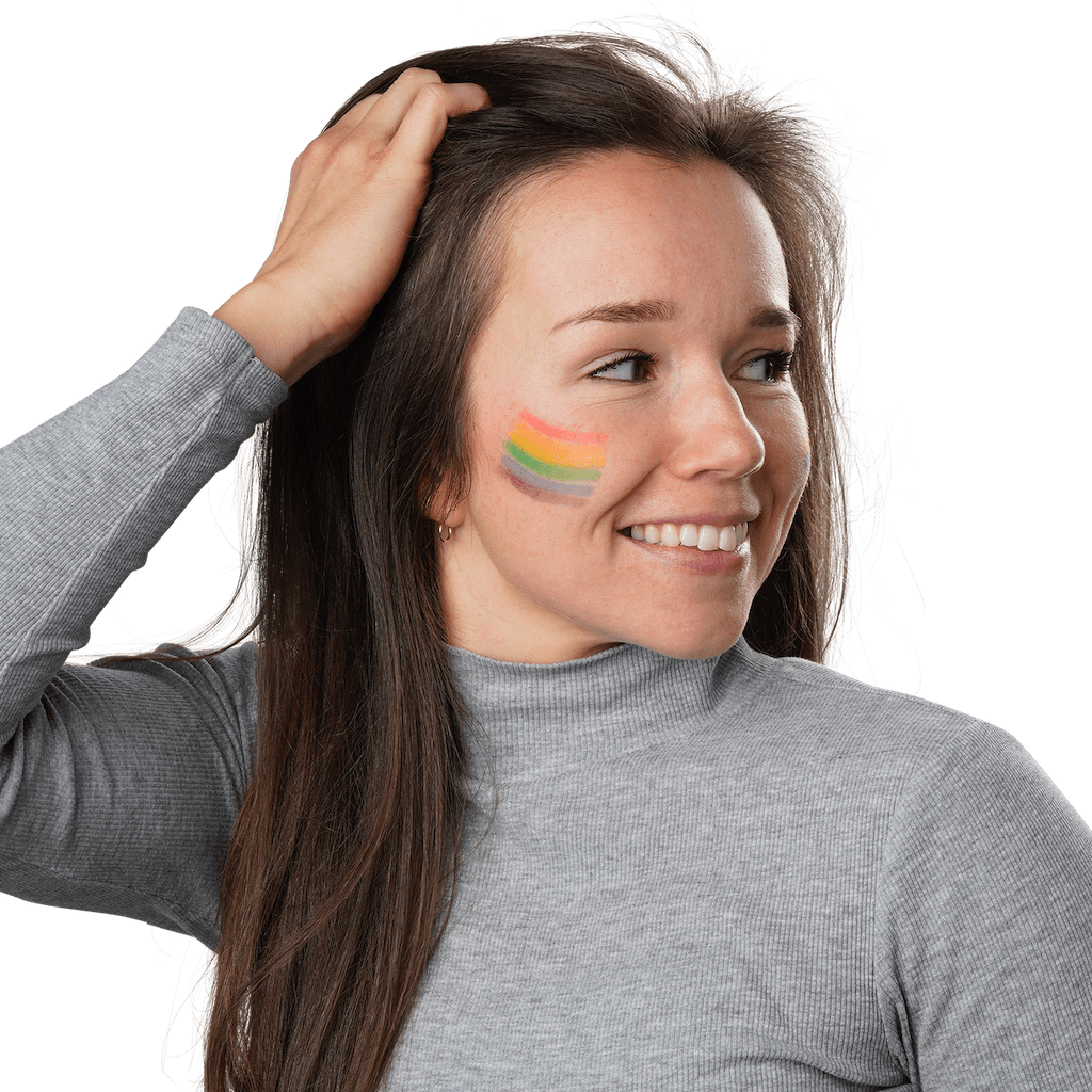 Pride.Direct Rainbow Face Paint Make-up Pride LGBT CSD